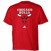 Chicago Bulls Red Primary Logo WEM T-Shirt,baseball caps,new era cap wholesale,wholesale hats